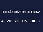 Câu đố IQ: Chỉ 1% người giải được bài toán này trong 10 giây