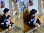 Bé trai ngồi khóc vì không ai gọi dậy để tạm biệt bố đi làm xa