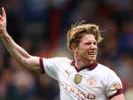 De Bruyne tỏa sáng, Man City hạ Crystal Palace