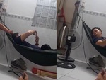 Người đàn ông nằm võng mặt ngơ ngác khi bị troll
