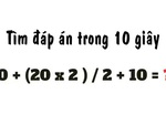 Giải mã phép toán trong 10 giây