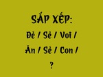 Thử tài tiếng Việt: Sắp xếp các từ sau thành câu có nghĩa (P96)