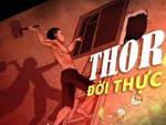 Thor phiên bản đời thực: Mình trần dùng búa tạ đập tường cứu người