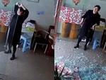 Cô gái khi vươn vai vỡ cửa kính cường lực