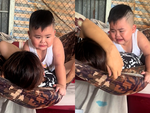 Bé trai có màn xin lỗi mẹ cưng xỉu