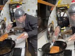 Cách chiên thịt không sợ dầu mỡ bắn vào người