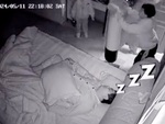 Bố được phen hú hồn vì ngủ ngáy to