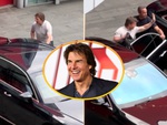 Tom Cruise 'sượng trân' khi suýt lên nhầm xe của thủ tướng Anh