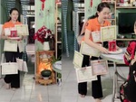 Khi mẹ dặn nhà có khách phải ăn mặc sao cho có học