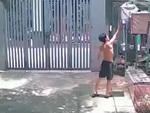 Chàng trai đứng hình khi chim sổ lồng vì quả dừa khô