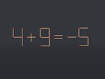 Thử tài IQ: Di chuyển một que diêm để 4+9=-5 thành phép tính đúng
