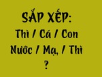 Thử tài tiếng Việt: Sắp xếp các từ sau thành câu có nghĩa (P140)