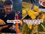 Nam nhân viên bối rối khi khách hỏi 'tại sao con gà có 2 phao câu?'