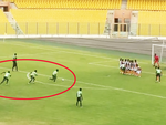 Chiến thuật đá phạt kiểu 'xếp hàng dọc' không đụng hàng ở Ghana