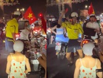 Thanh niên 'đi bão' có màn check VAR, rút thẻ đỏ đồng bọn siêu hài
