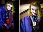 Haaland hóa trang thành Joker đi mua tã cho con trong đêm Halloween
