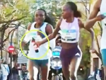 Runner vuột chiến thắng giải marathon sau hành động đẹp