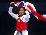Võ sĩ taekwondo Thái Lan thắng bán kết rồi nhận luôn HCV SEA Games 33