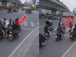 Cười sảng với cô gái lên nhầm xe