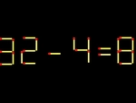 Thử tài IQ: Di chuyển một que diêm để 82-4=8 thành phép tính đúng