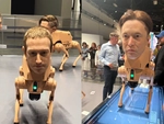 Robot mặt Elon Musk mang thân hình... chó gây sốt