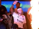 Neymar đến Santos ký hợp đồng bằng trực thăng riêng