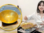 Bà chủ tiệm vàng ăn lẩu trong chiếc nồi trị giá 2,5 tỉ đồng