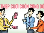 Ngỡ ngàng với tấm thiệp cưới đầu năm