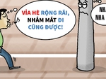 Vỉa hè thênh thang, nhắm mắt đi cũng được?