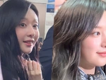 Kim Ji Won khoe 'má phính' đáng yêu gây sốt