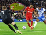 Fan Liverpool ‘sốc toàn tập’ khi Salah sút trượt khung thành trống cách 7m
