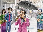 Mưa phi trường phiên bản 'hở keo dán mái'