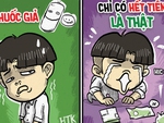 Cái gì cũng giả, chỉ có hết tiền là thật