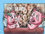 Hai chú heo tâm sự thẳng thắn về lòng se điếu