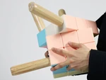 Ghế Rubik độc đáo - Muốn ngồi phải… giải đố!
