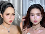 Hoa hậu Thanh Thủy và Ngọc Châu đu trend làm 'búp bê sống'