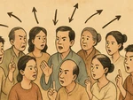 Thành ngữ chỉ những người có quan điểm khác nhau này là gì?