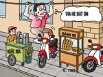 Em ăn tô cháo lòng thì anh 'rộng lòng' cho em đứng nhờ vỉa hè với ạ