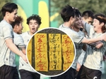 Đội bóng Trung Quốc dán bùa vào phòng thay đồ đối thủ