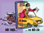 Chùm tranh biếm họa sự khác nhau giữa đời và mạng ảo