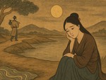 Câu ca dao thể hiện sự nhớ mong trong tình yêu này là gì?
