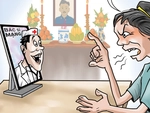 Ông nhà tôi 'xanh cỏ' rồi bác sĩ online ạ
