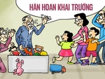 Các cụ U70 hân hoan ngày khai trường