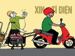 Cho anh xin tí điện!