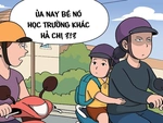 Đồng phục 'chuyển trường' của bé Bi