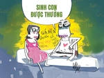 Vợ thức xuyên đêm giải bài toán 'sinh con được thưởng'