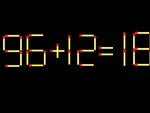Thử tài IQ: Di chuyển một que diêm để 96+12=18 thành phép tính đúng