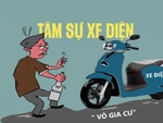 Xe điện tâm sự với bợm nhậu và anh bảo vệ chung cư