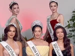 Top 5 'Miss Universe Vietnam' vẫn vui vẻ đi giao lưu sau lộ tin nhắn nói xấu nhau