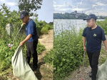 Vượt qua nỗi đau thất tình bằng đi... nhặt rác